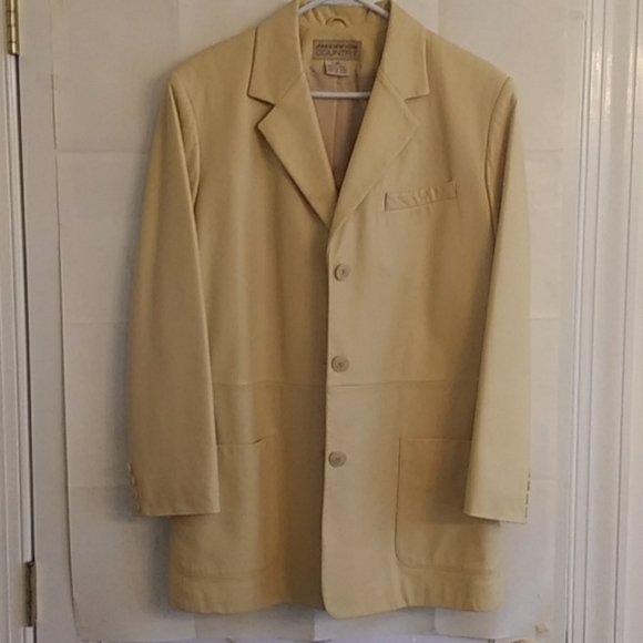 Jones New York Jackets & Blazers - Jones New York Women's Soft Leather Blazer Size 14
